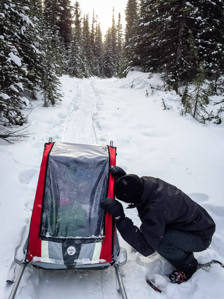 snowshoeing is one of the most fun winter activities for little kids
.