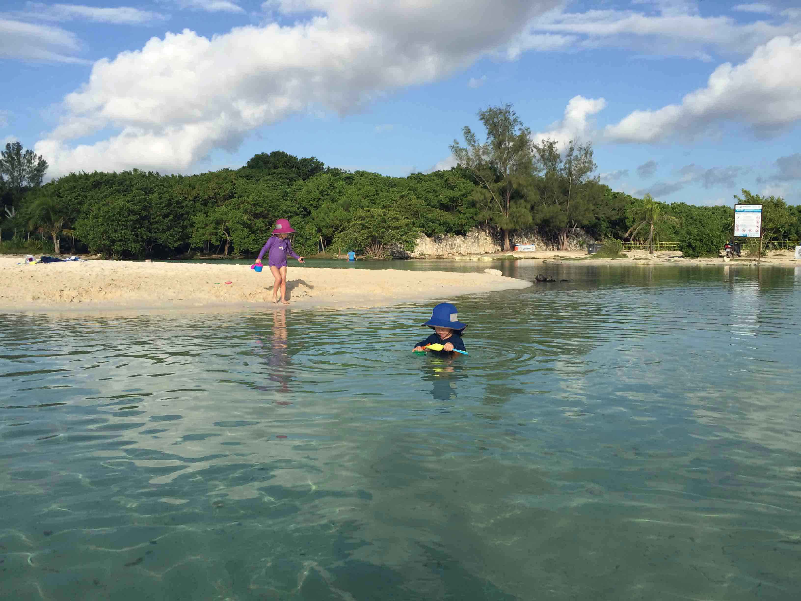 Baby friendly beaches in Playa Del Carmen, Riviera Maya, mexico