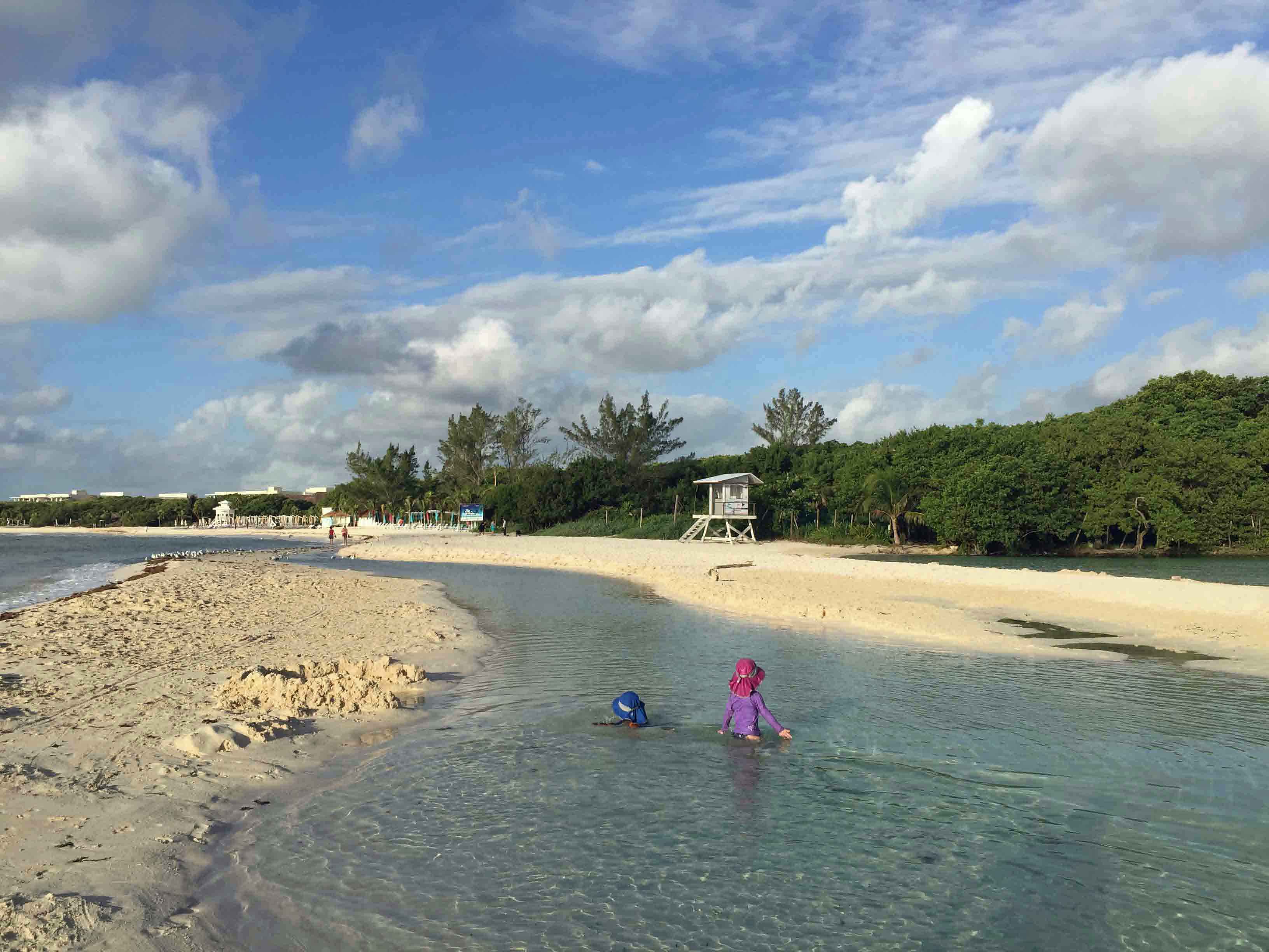 A Playa Del Carmen cenote is what makes Punta Esmeralda a one of the best Playa Del Carmen beaches for toddlers