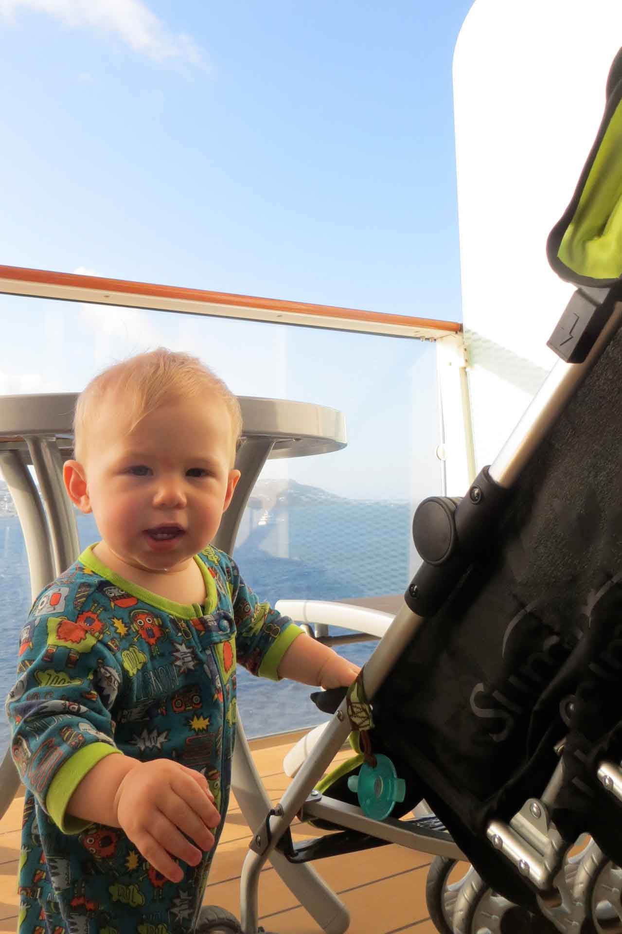 when cruising with a baby, get a balcony room for some parent alone time