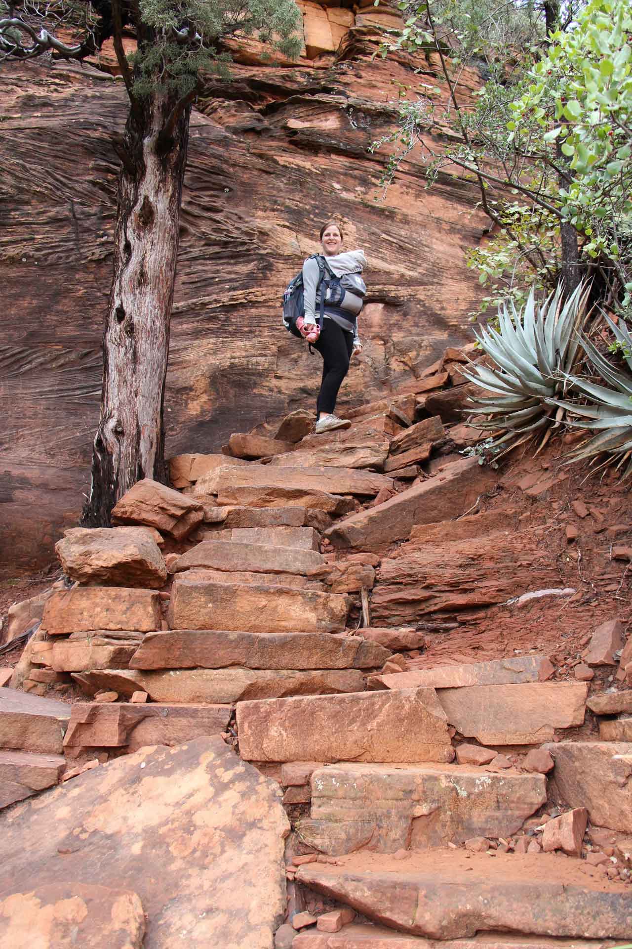 hiking the Devil's Bridge Trail is one of the most fun things to do in Sedona with kids