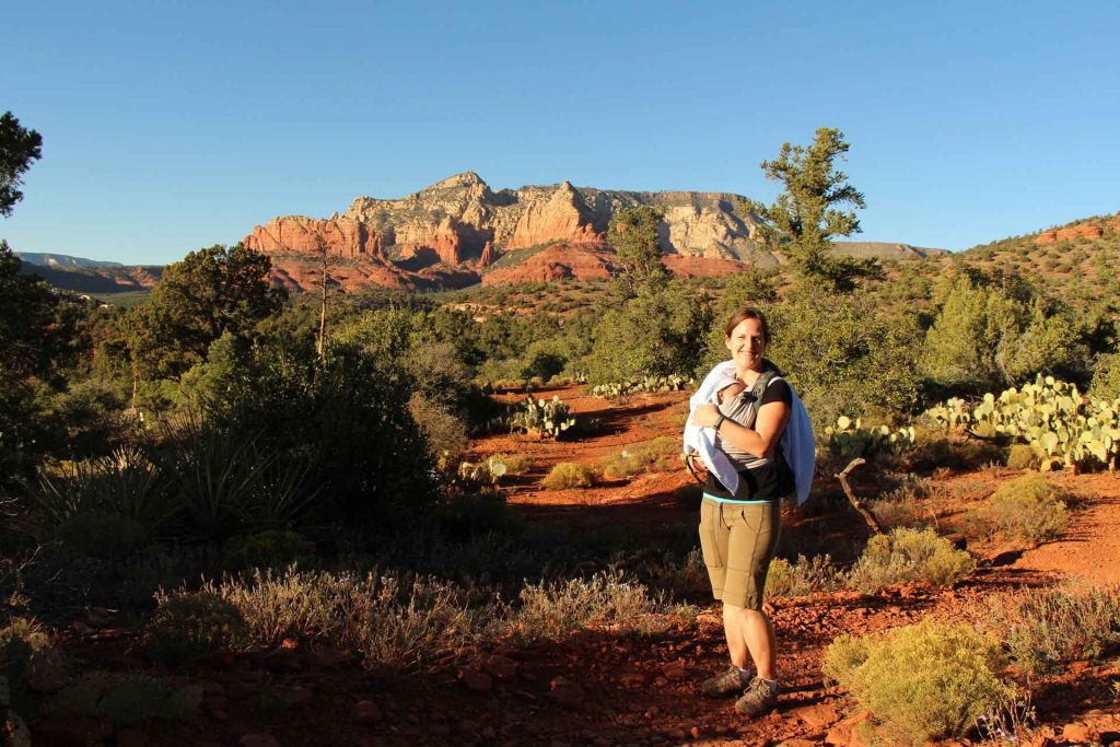 the Huckaby hike is a fun thing to do in Sedona with a baby