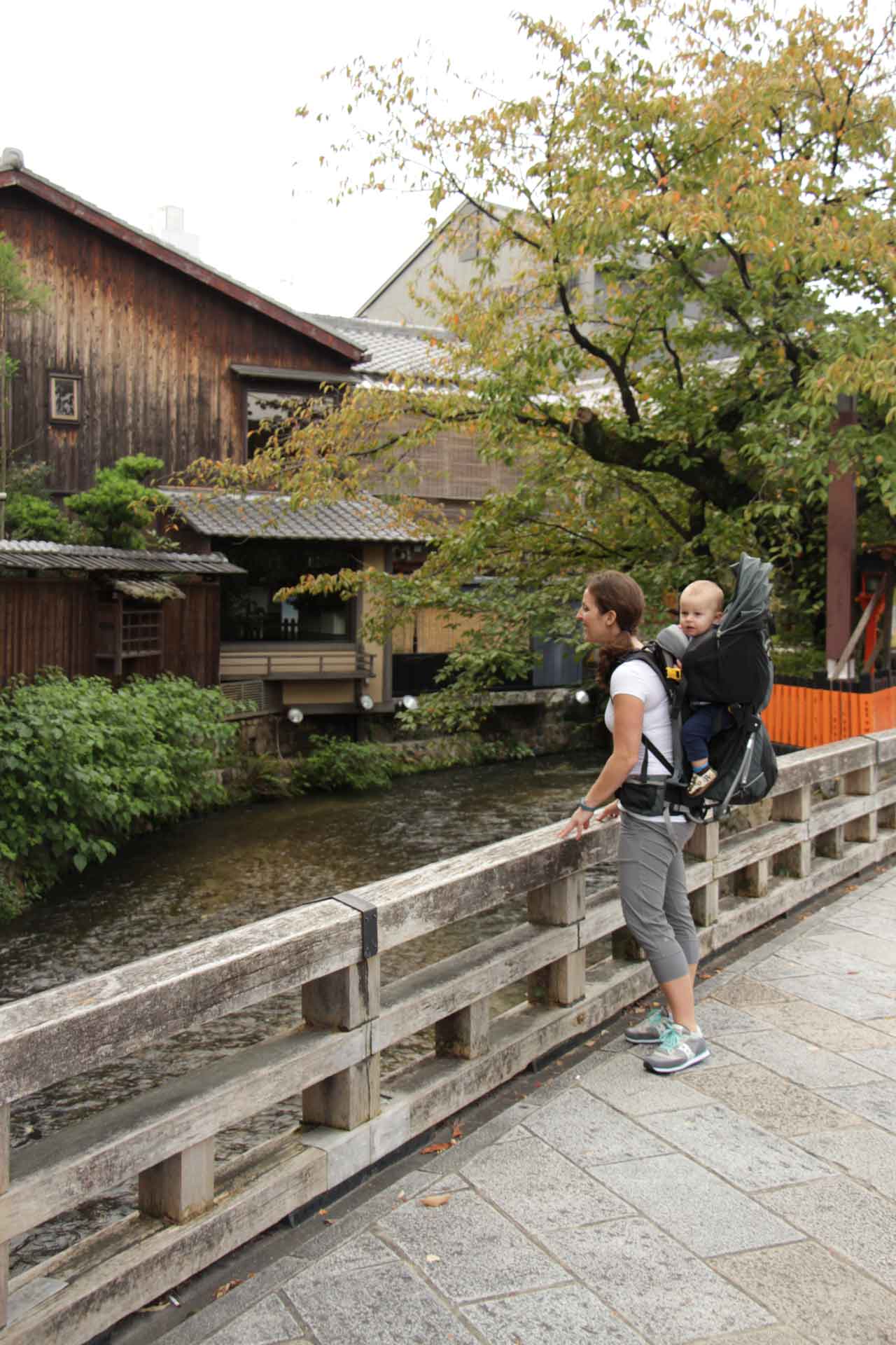 Shinbashi Dori is considered the most beautiful street in Kyoto