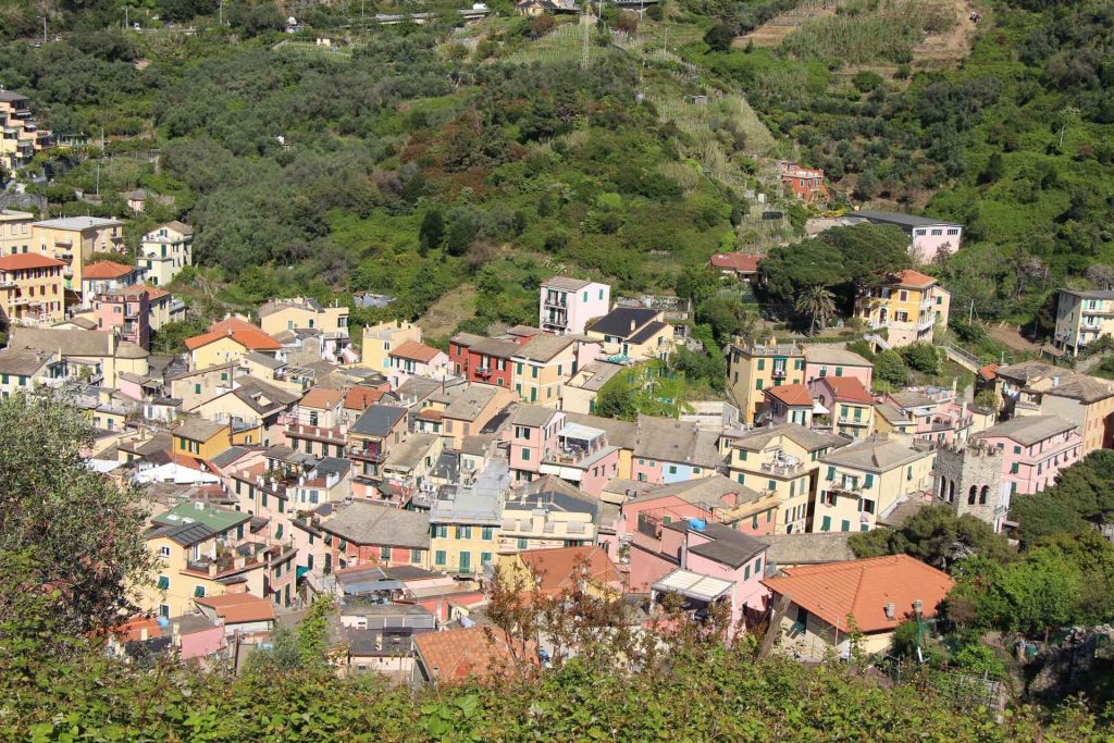 Hiking Cinque Terre Italy with children - views of Monterosso