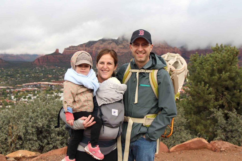 best hikes in sedona for families
 - Sedona View Trail with a baby and toddler