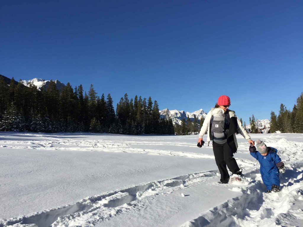 Winter activities with a baby