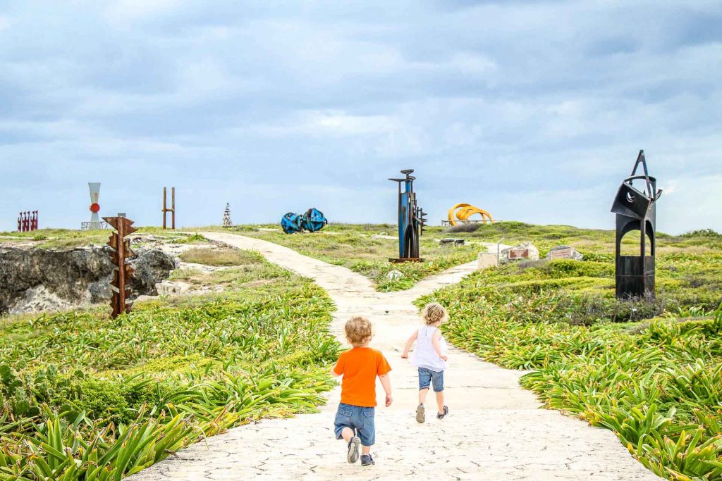 things to do on Isla Mujeres with toddler - Punta Sur Sculpture Park