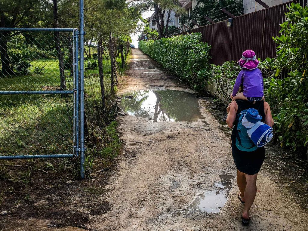 finding new beaches in Riviera Maya with kids