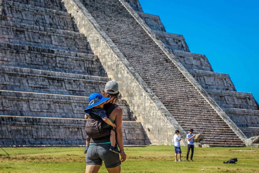 Chichen Itza with a Toddler in Mexico