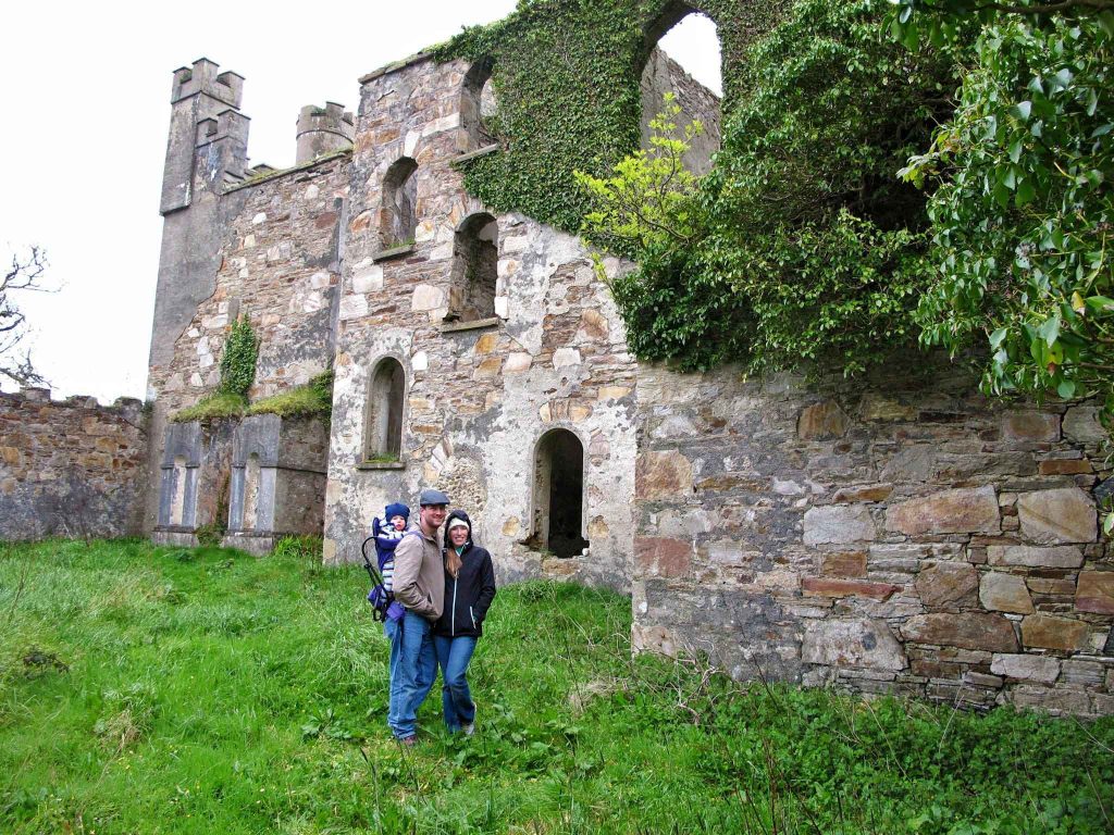 Ireland with toddler or baby - Abandoned Castle Ruins