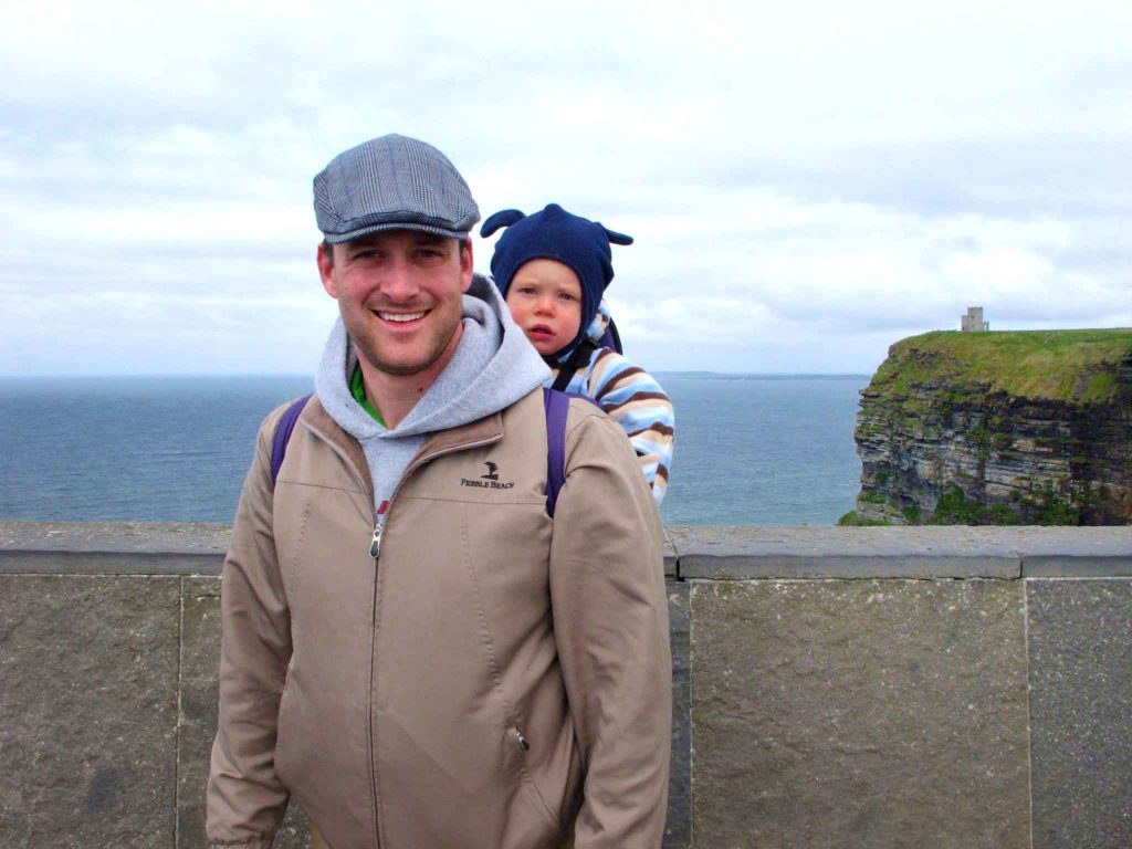 best places to visit in Ireland with toddler or baby - Cliffs of Moher