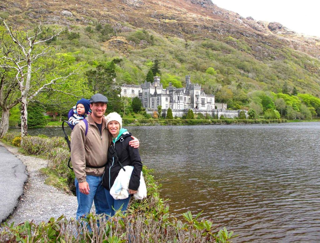 best places to visit in Ireland with toddler or baby - Kylemore Abbey