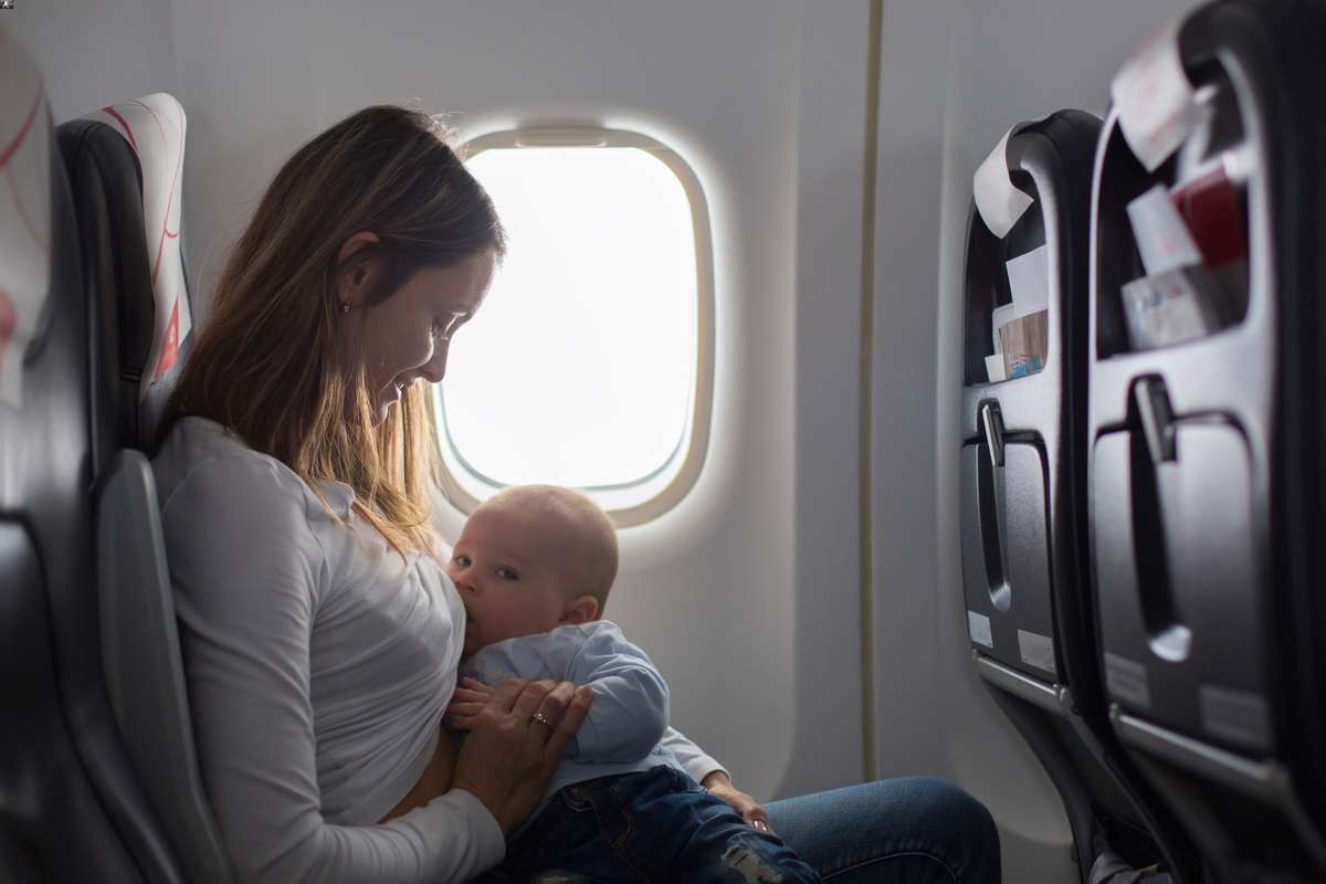 can you breastfeed on a plane