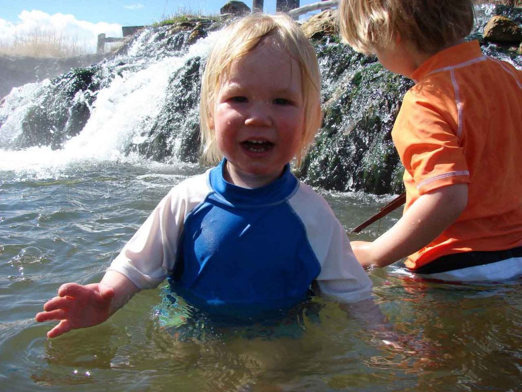 Yellowstone National Park with a baby