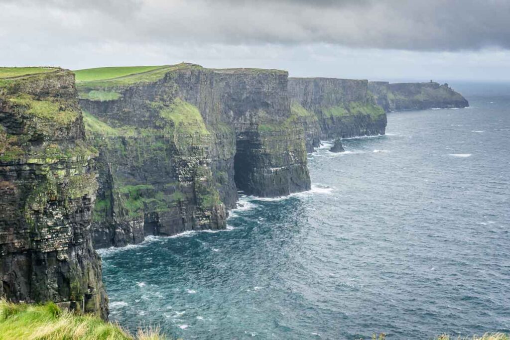 the Cliffs of Moher in Ireland is an excellent place to visit with toddlers