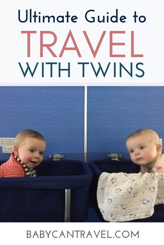 Ultimate Guide to Travel with Twins - this post has everything you need to know from flying with twins, traveling and flying alone with twins, the best baby gear for travel with twins and even travel while pregnant with twins! #twintravel #travelwithtwins #travelingwithtwins #babytravel #toddlertravel #twintraveltips