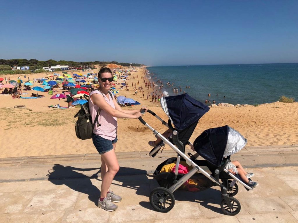 travel with twins in double stroller