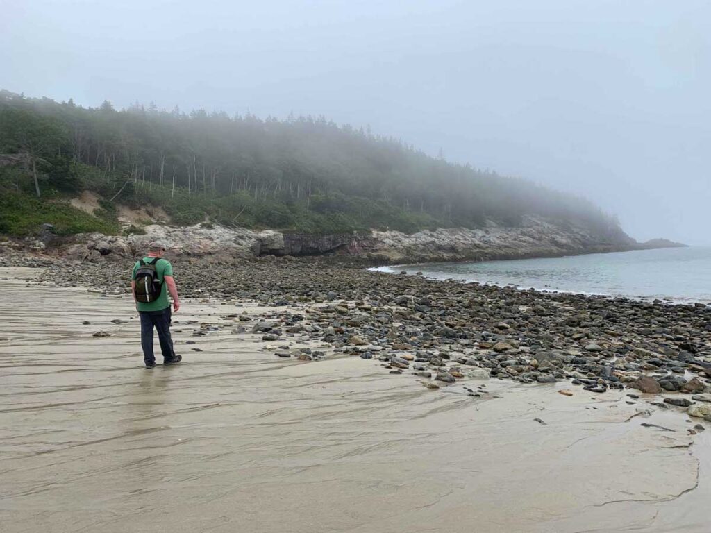 Sand Beach in Acadia National Park