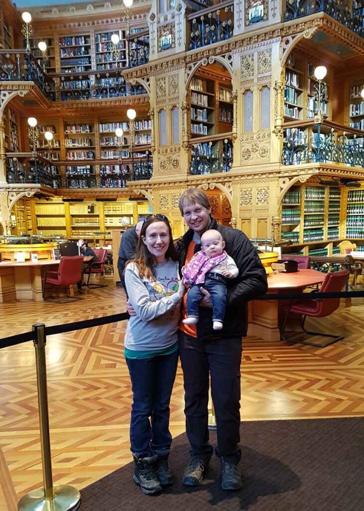 Library of Parliament is a good winter activity in Ottawa, Canada