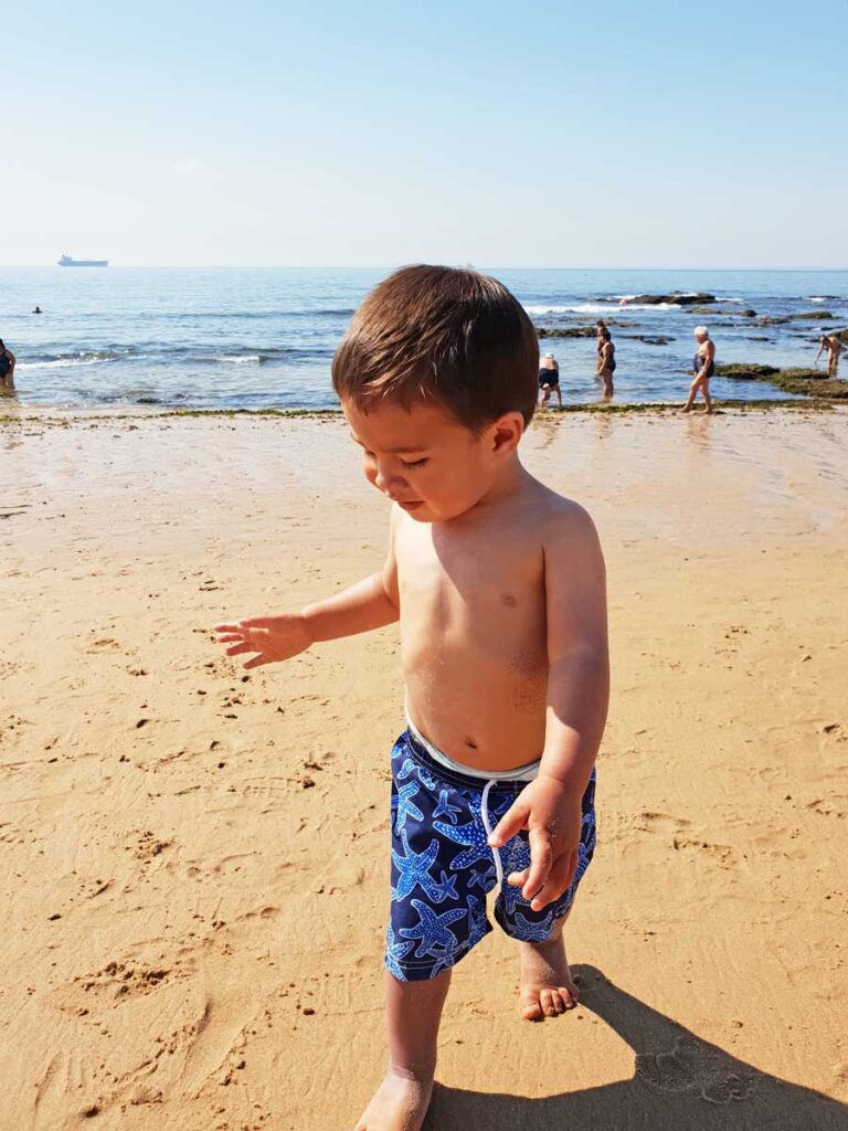 Cascais has great beaches near lisbon for toddlers