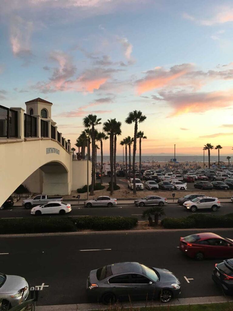 the beach at Huntington Beach - Surf City USA