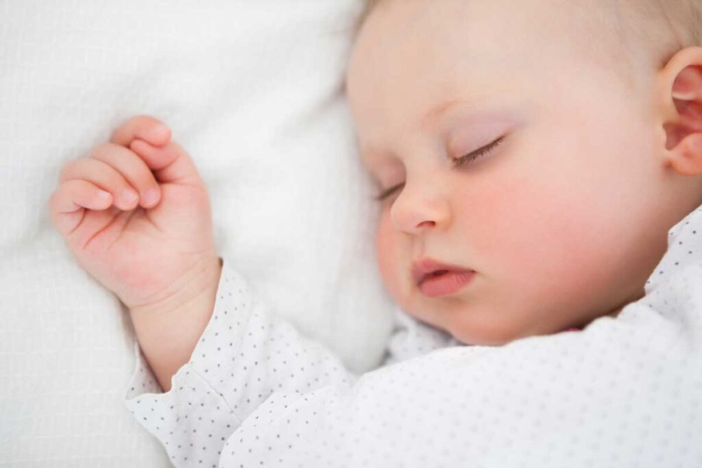 image of baby sleeping