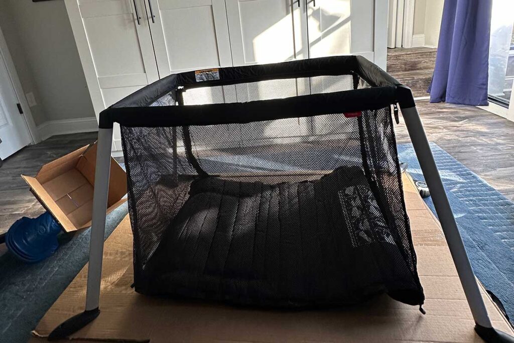 Phil & Teds Traveller baby bed for travel
