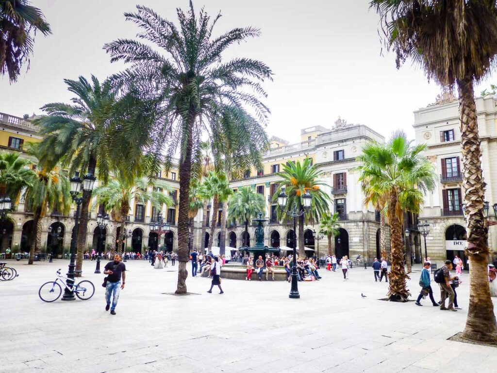 square in Barcelona