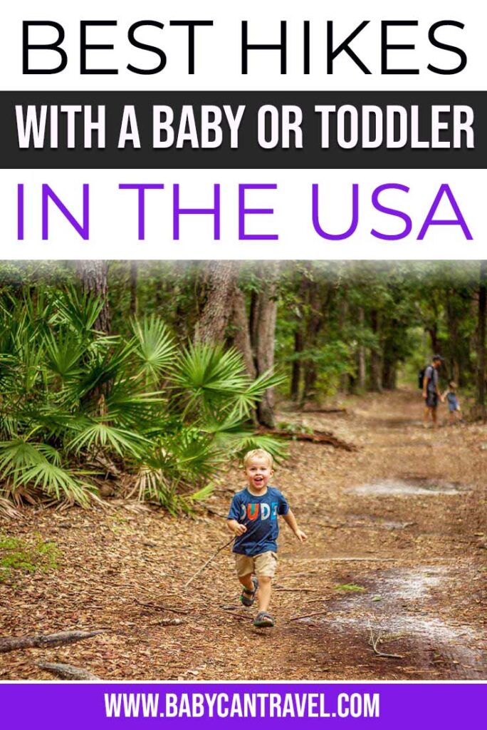 Best hikes with toddlers and babies in the USA