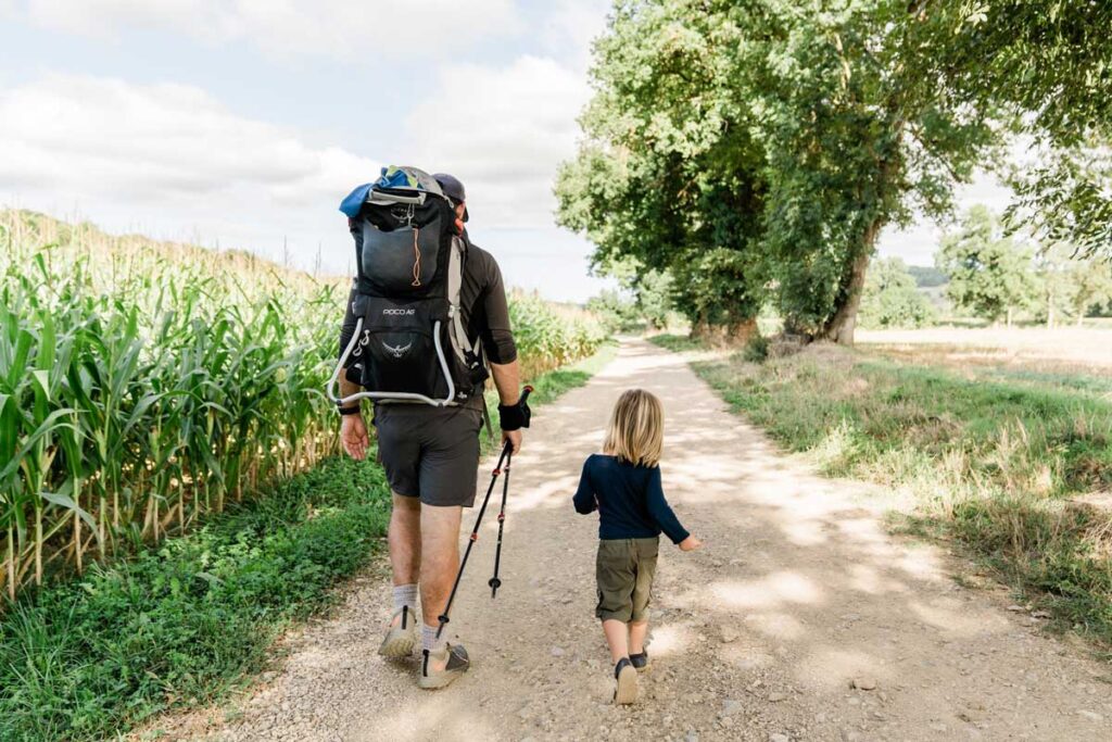 Hiking the Camino de Santiago with a toddler