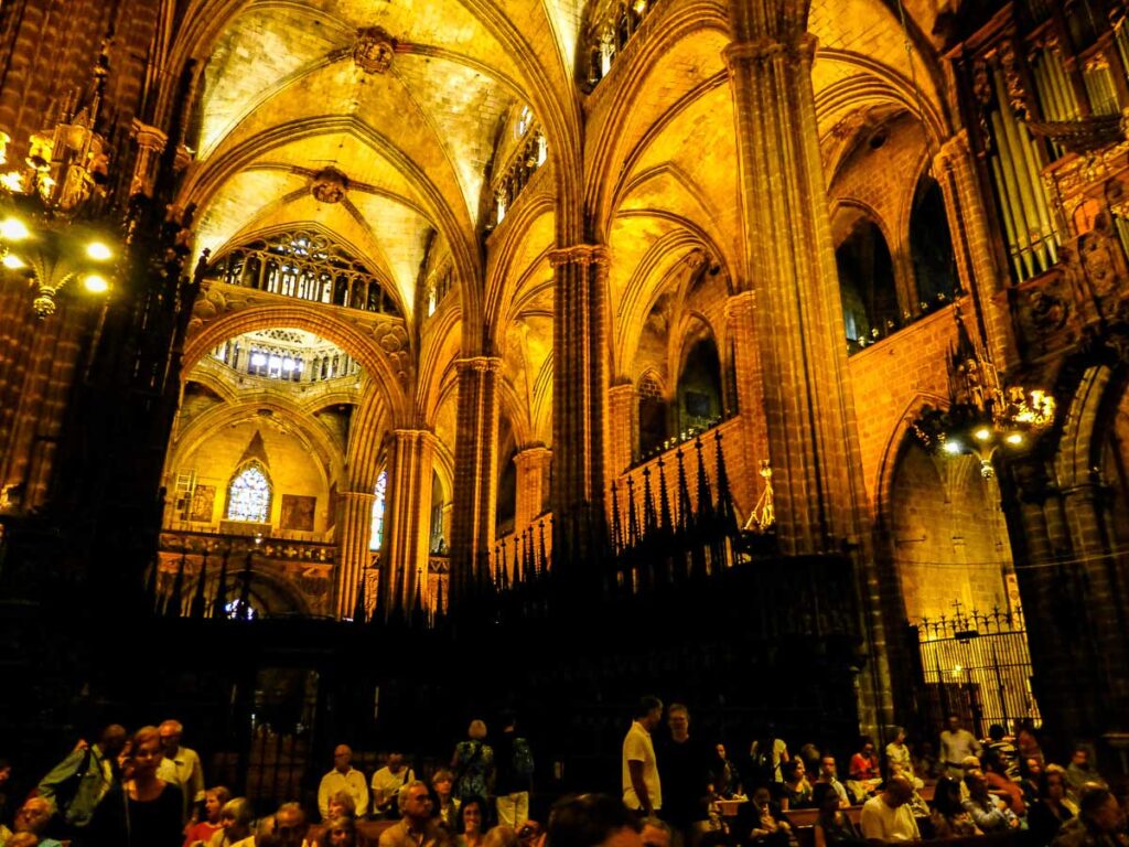 top things to do in Barcelona with a toddler or baby - La Catedral 