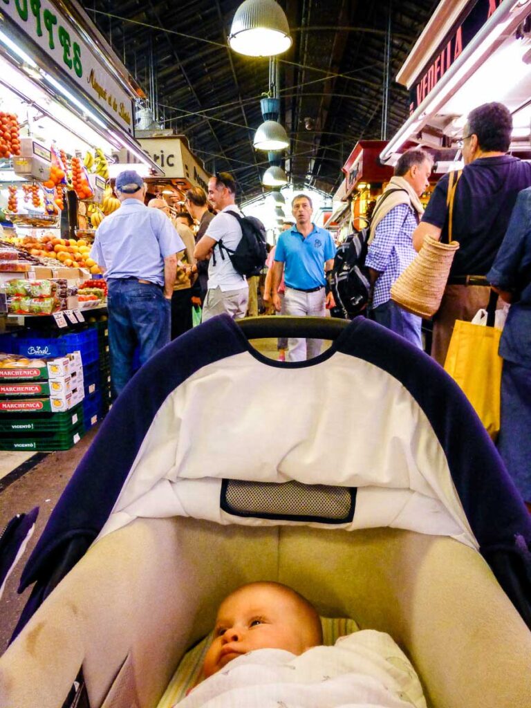 best things to do in Barcelona for toddlers or babies - Mercat de la Boqueria 