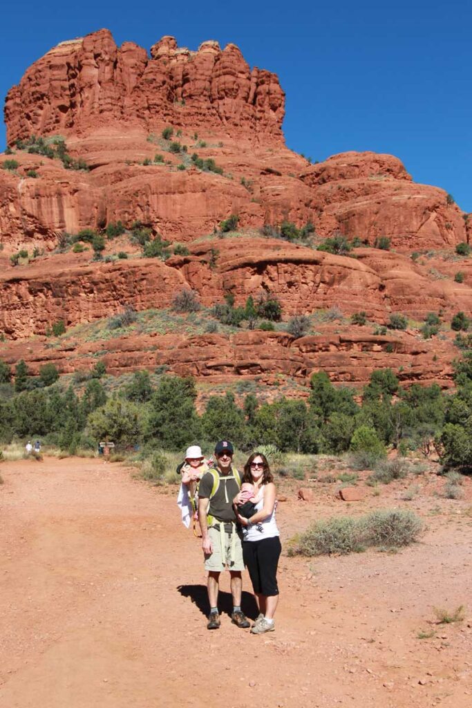 many of the best toddler and baby-friendly hikes in the USA are in Sedona, AZ