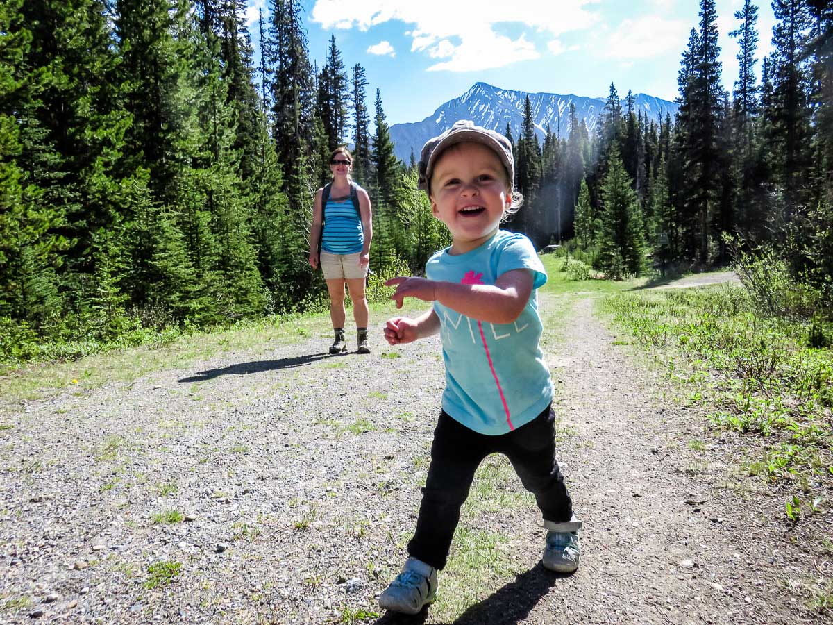 hiking with toddlers