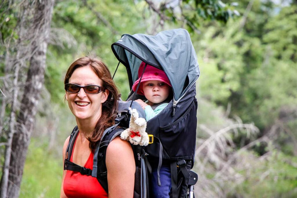 we think the Deuter Kid Comfort was one of the best baby hiking backpacks