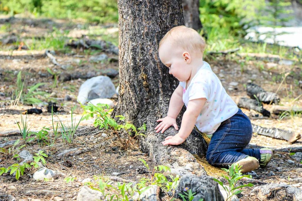 hiking with a baby