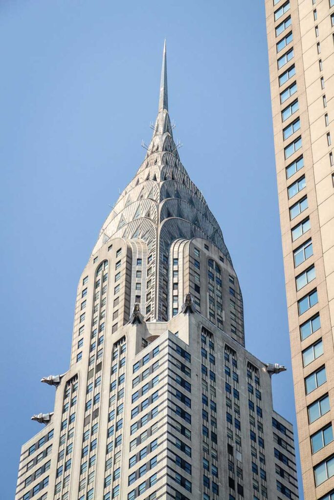 Chrysler Building seen on a walking tour of Midtown's iconic skyscrapers