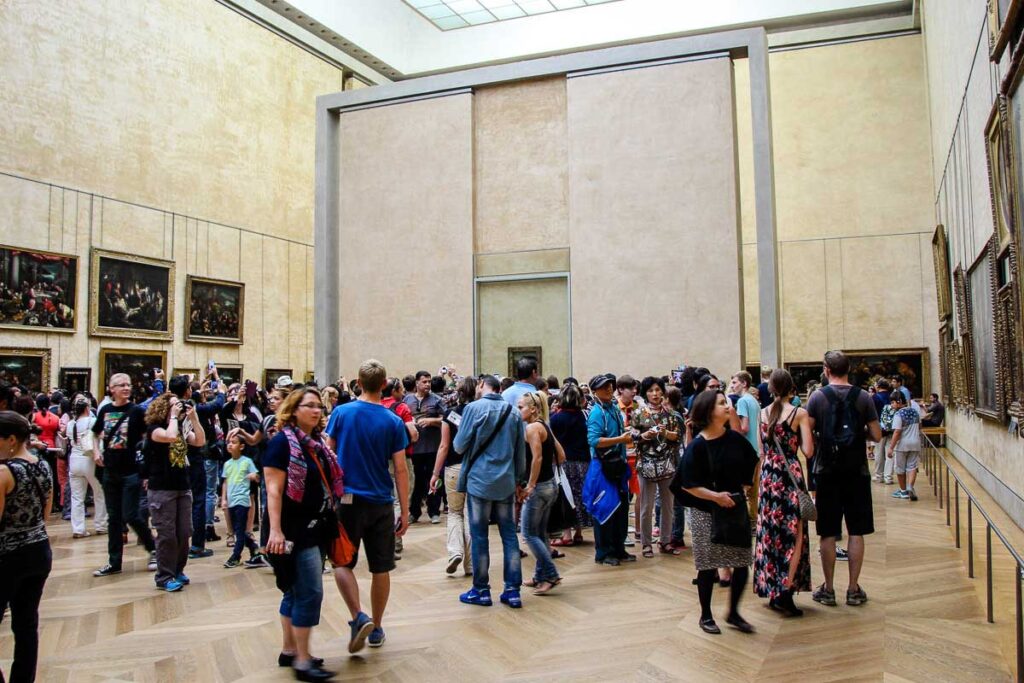 Mona Lisa in Louvre Paris