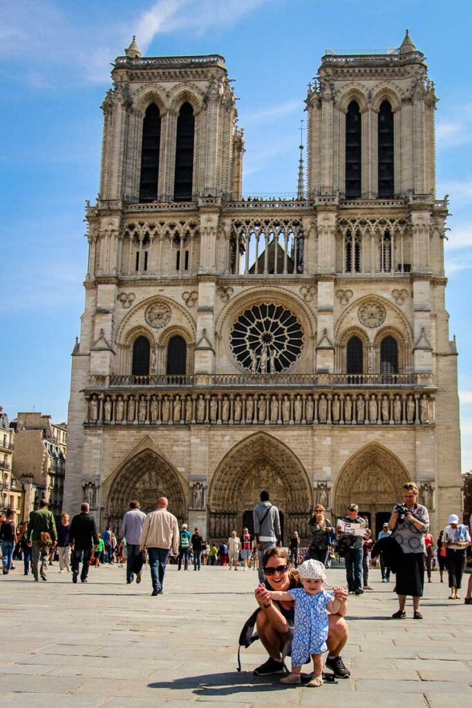 exterior of Notre Dame in Paris