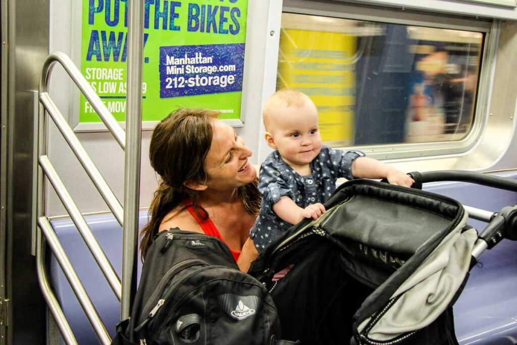 Getting around nyc with a baby on the subway