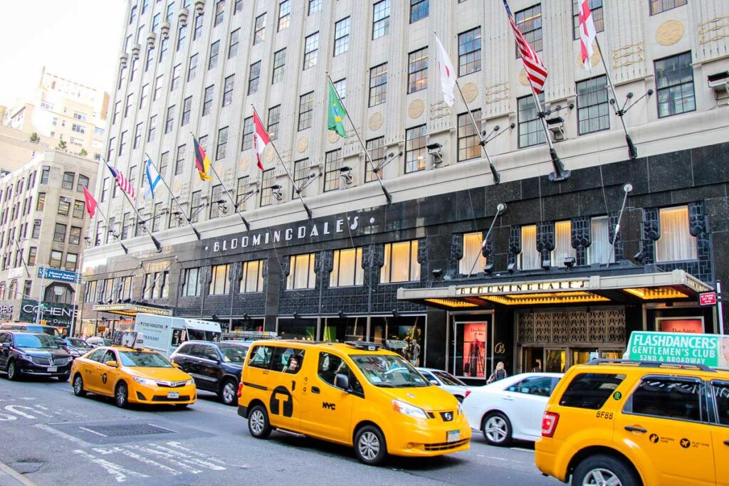 taxi in nyc with a baby