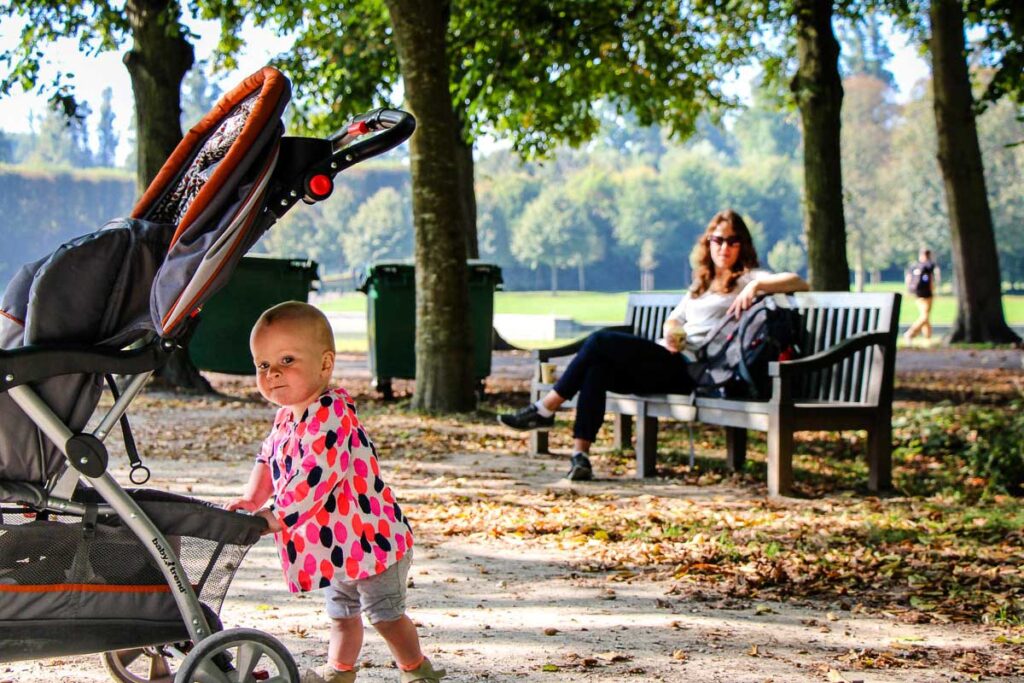 Gardens of Versailles with a Toddler