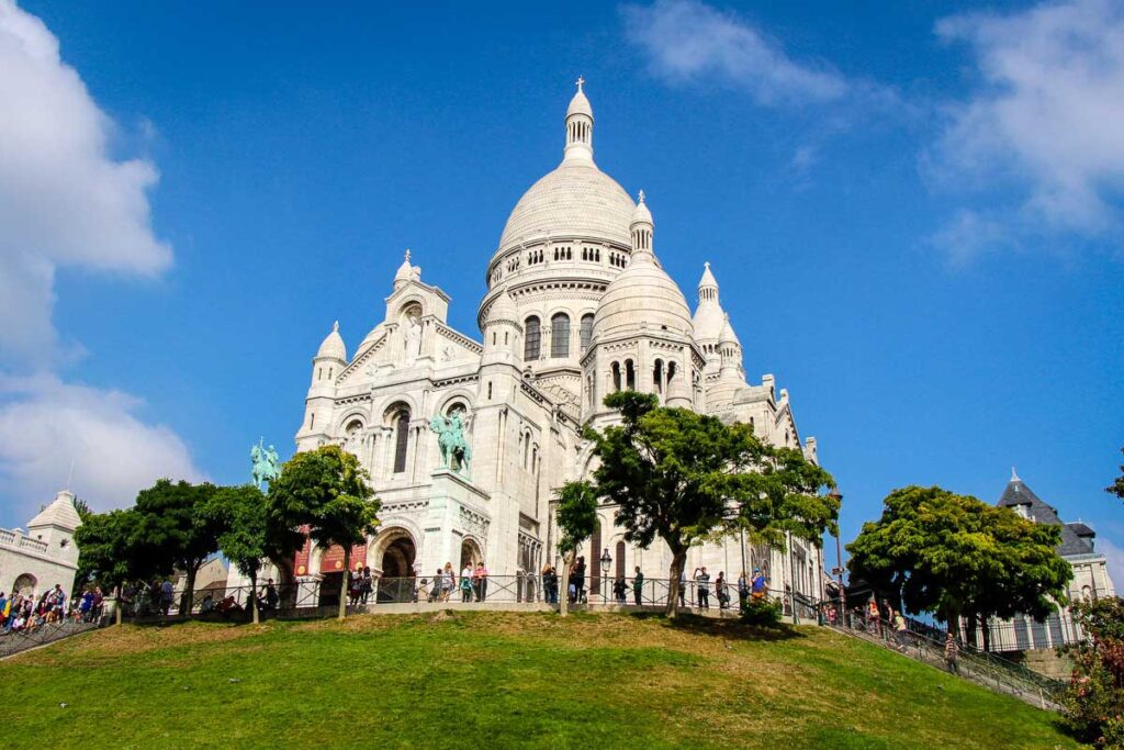 Sacre Coeur in Paris with toddlers or a baby