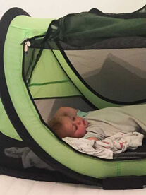 baby travel must haves to get baby to sleep on vacation