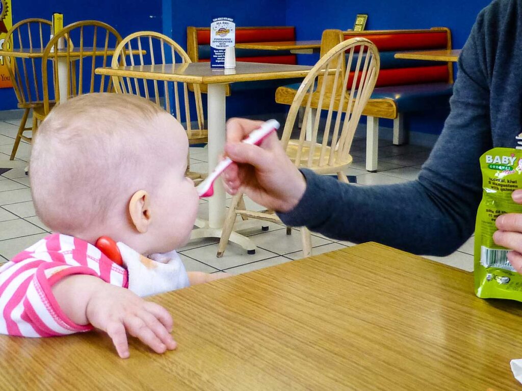 instant baby food while travelling