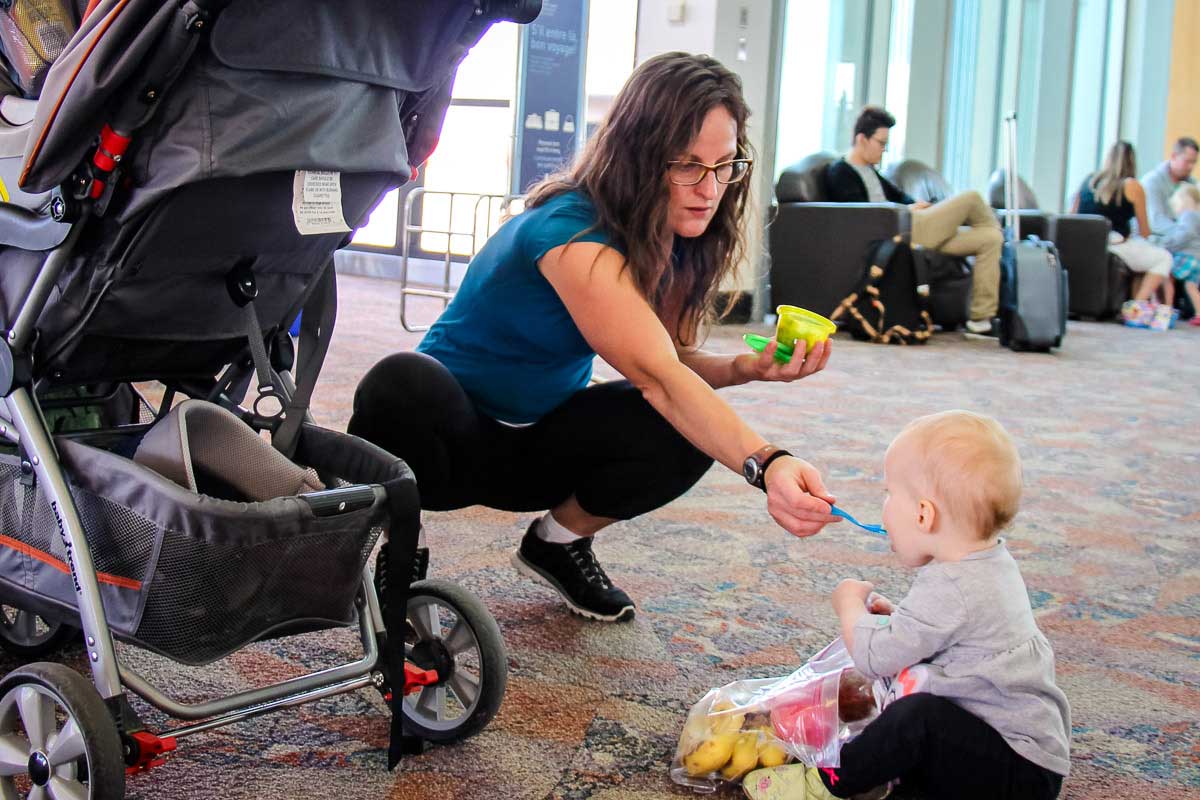 taking baby food through airport security