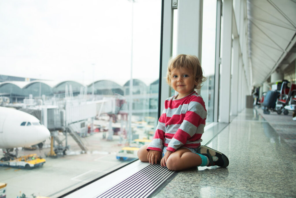 flying with toddlers