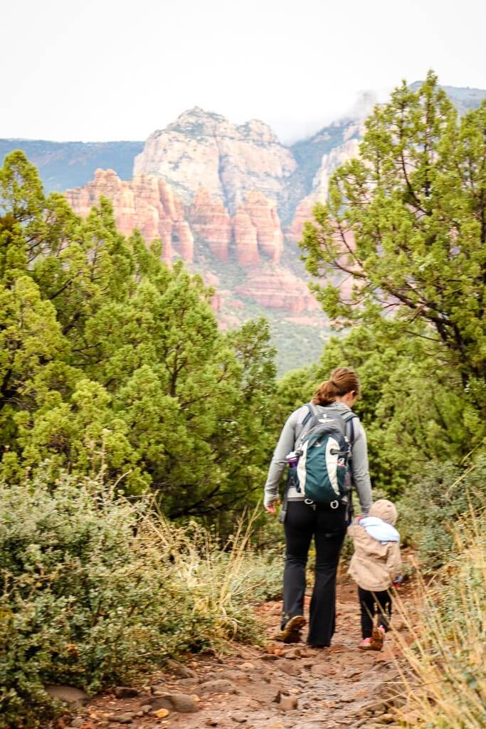 hiking is one of the best things to do in Sedona with kids