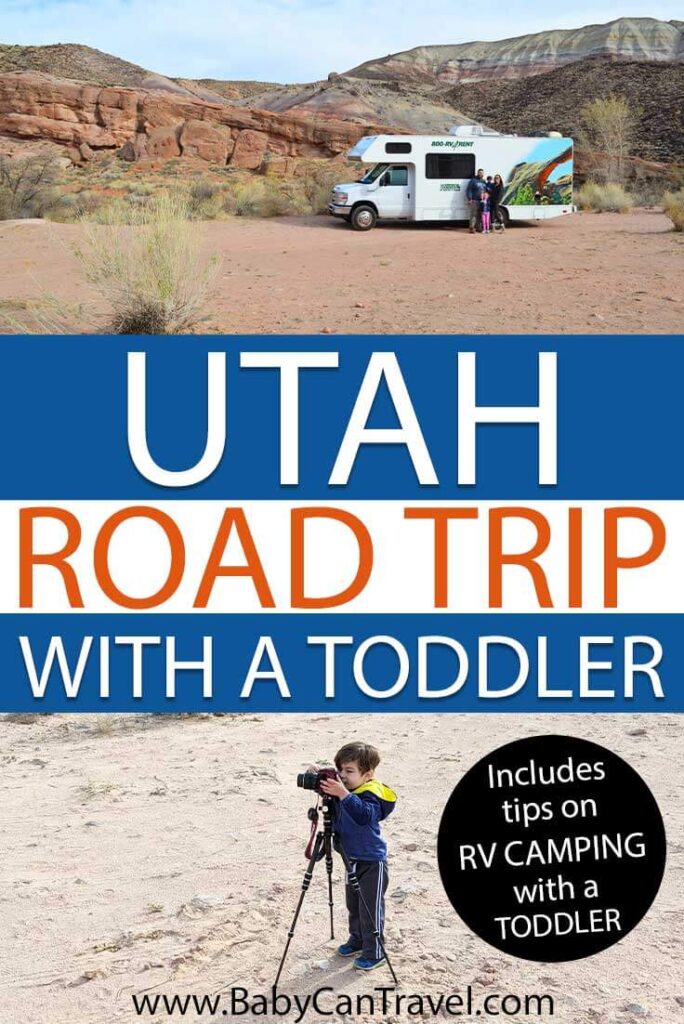 Utah Road Trip with a Toddler