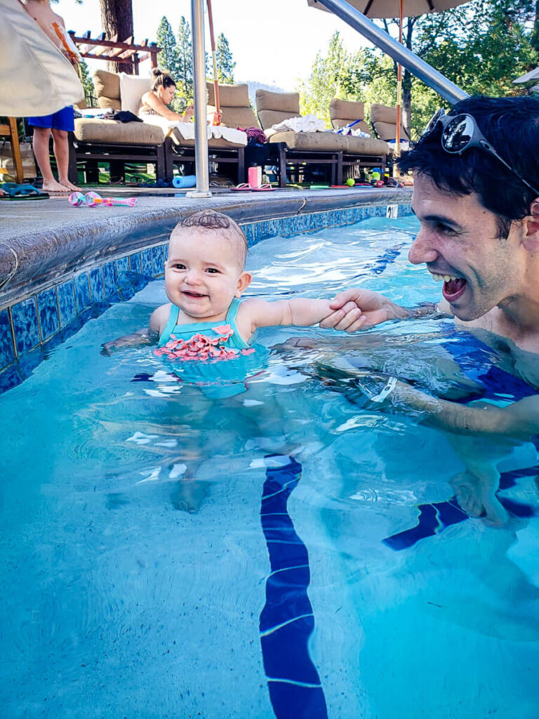 Hyatt Regency Pool - best place to stay in Lake Tahoe with a Baby